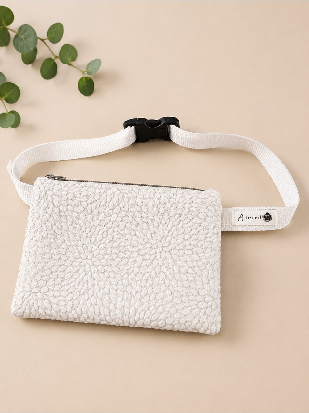 Handmade Beautiful textured Crossbody Belt Bag!